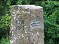 Kilometerstein Rothaarsteig